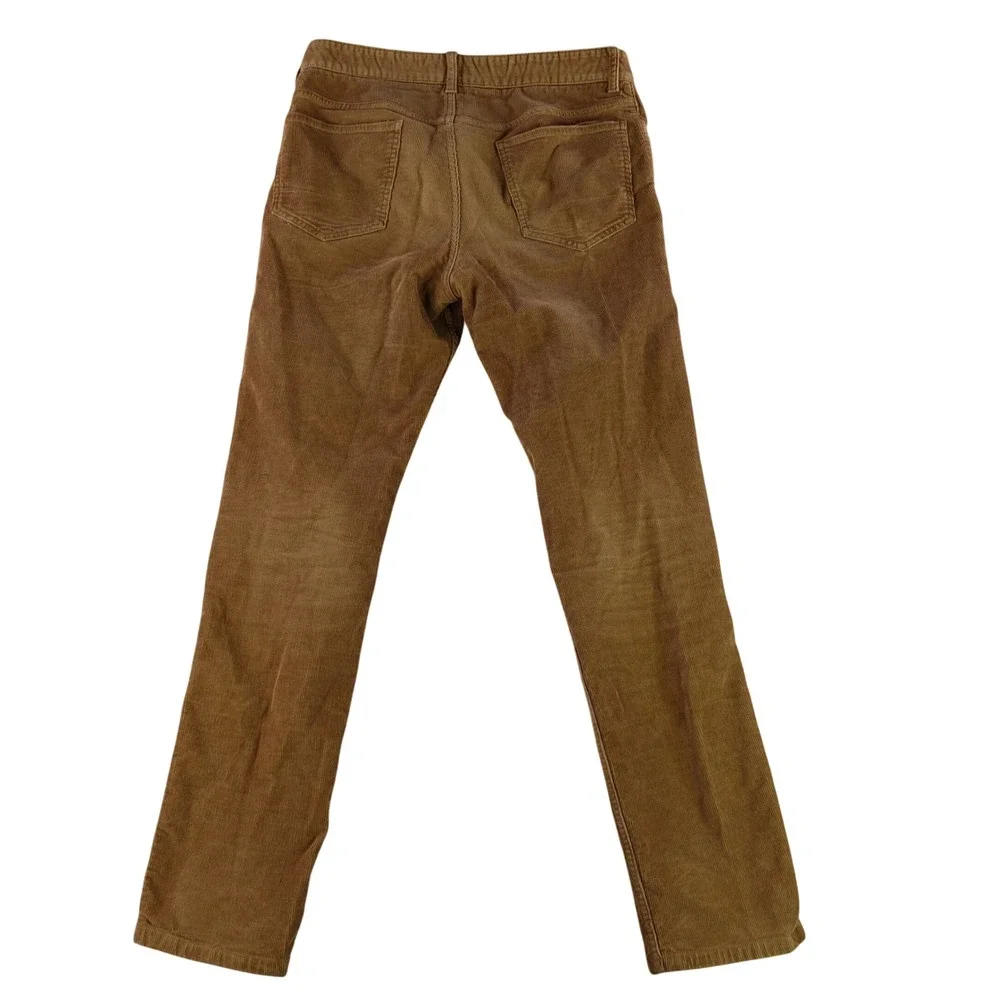 Spoke Cord Fives Pants Mens 32 Build B Brown‎ Corduroy Button Fly Straight Leg